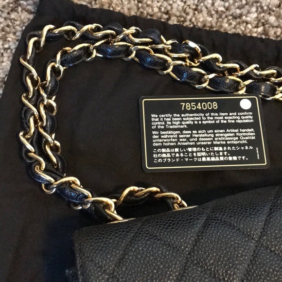 Chanel caviar flap bag additional pics - Picture 5 of 9